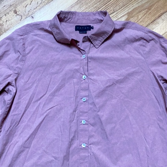 Hatch the classic button down size 3 (large) in rose - Picture 1 of 9